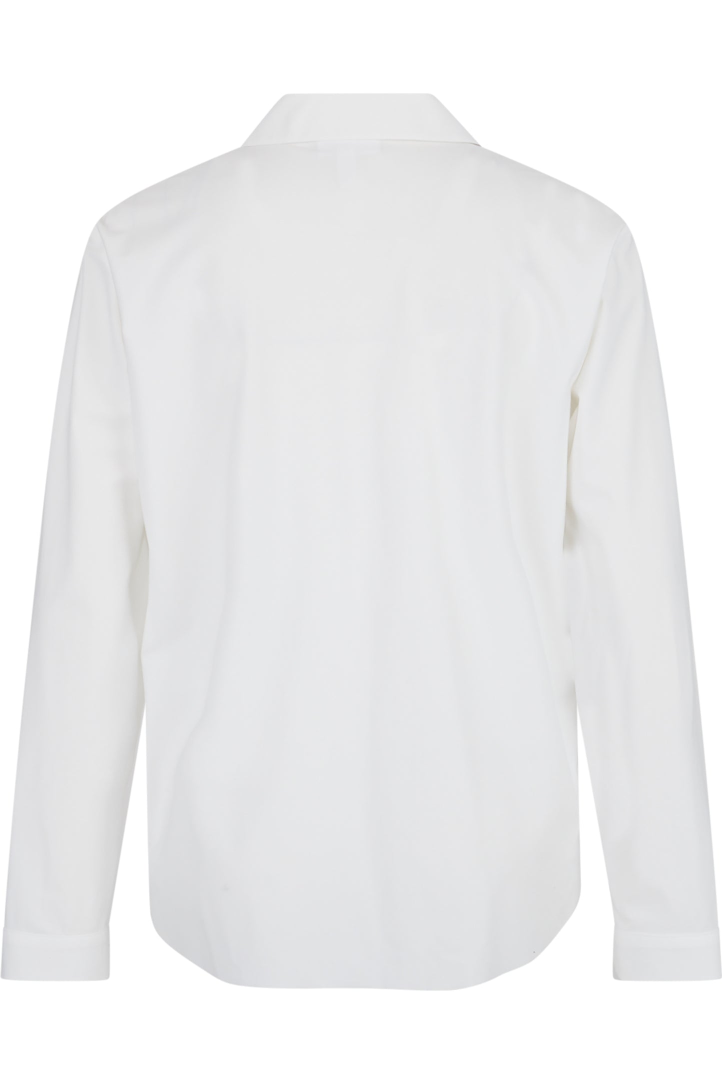 Slip-on Blouse with Shirt Collar