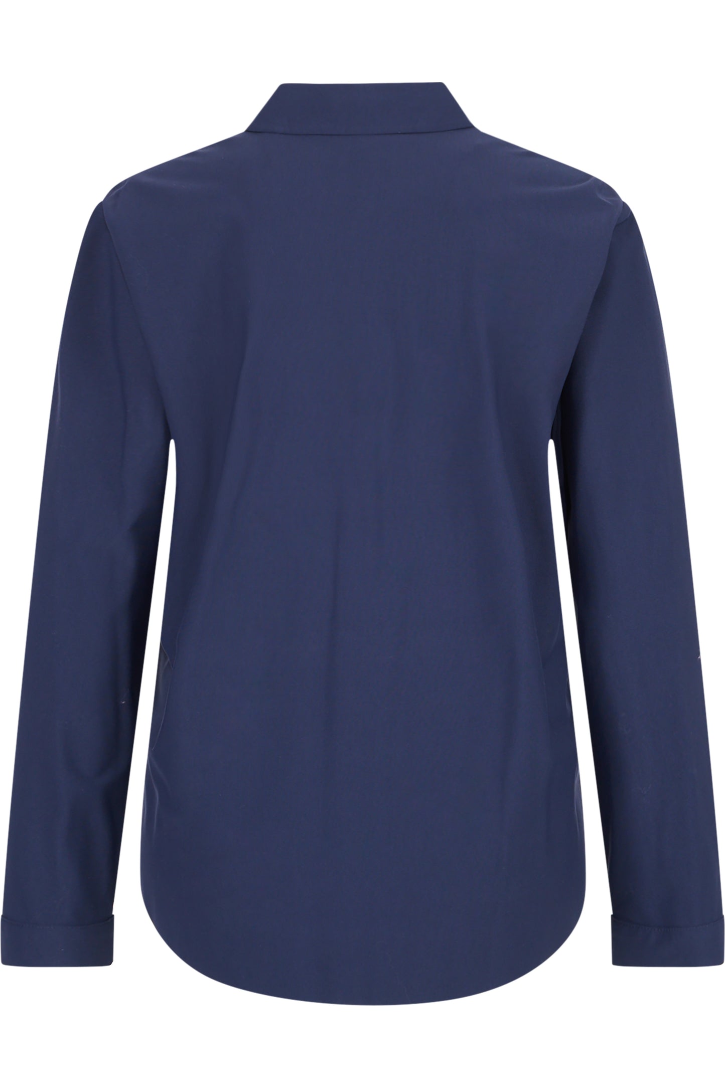 Slip-on Blouse with Shirt Collar