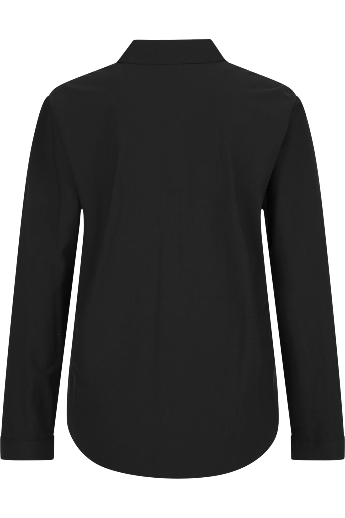 Slip-on Blouse with Shirt Collar
