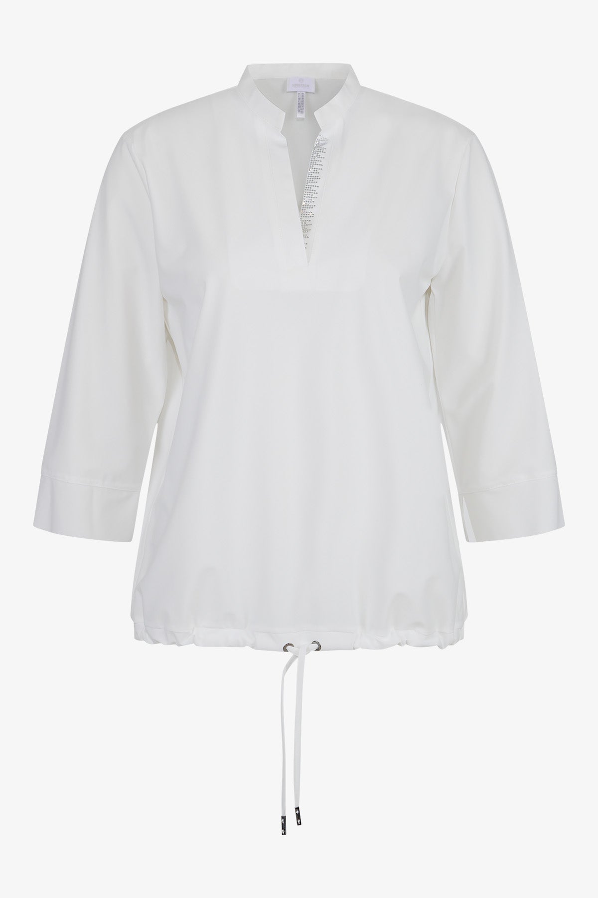 Slip-on Blouse with 3/4 Sleeves