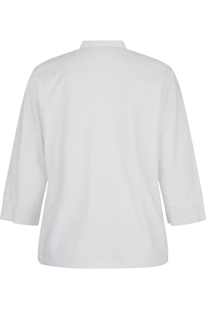 Slip-on Blouse with 3/4 Sleeves