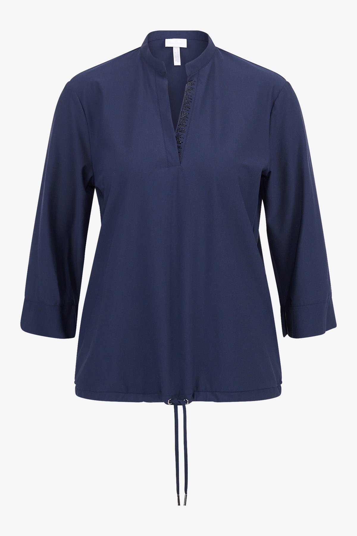 Slip-on Blouse with 3/4 Sleeves