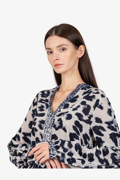 V-neck Blouse