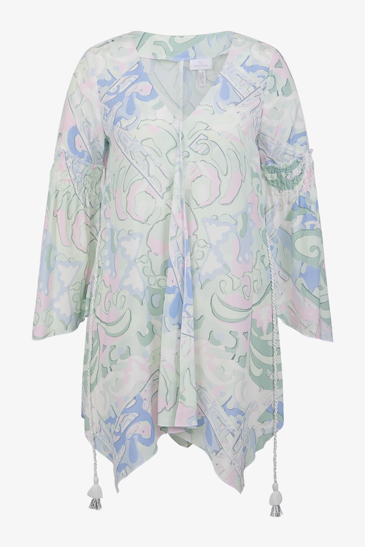 Tunic with V-neck