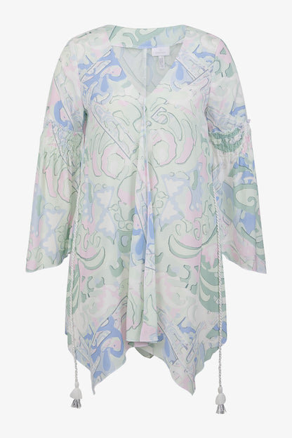 Tunic with V-neck