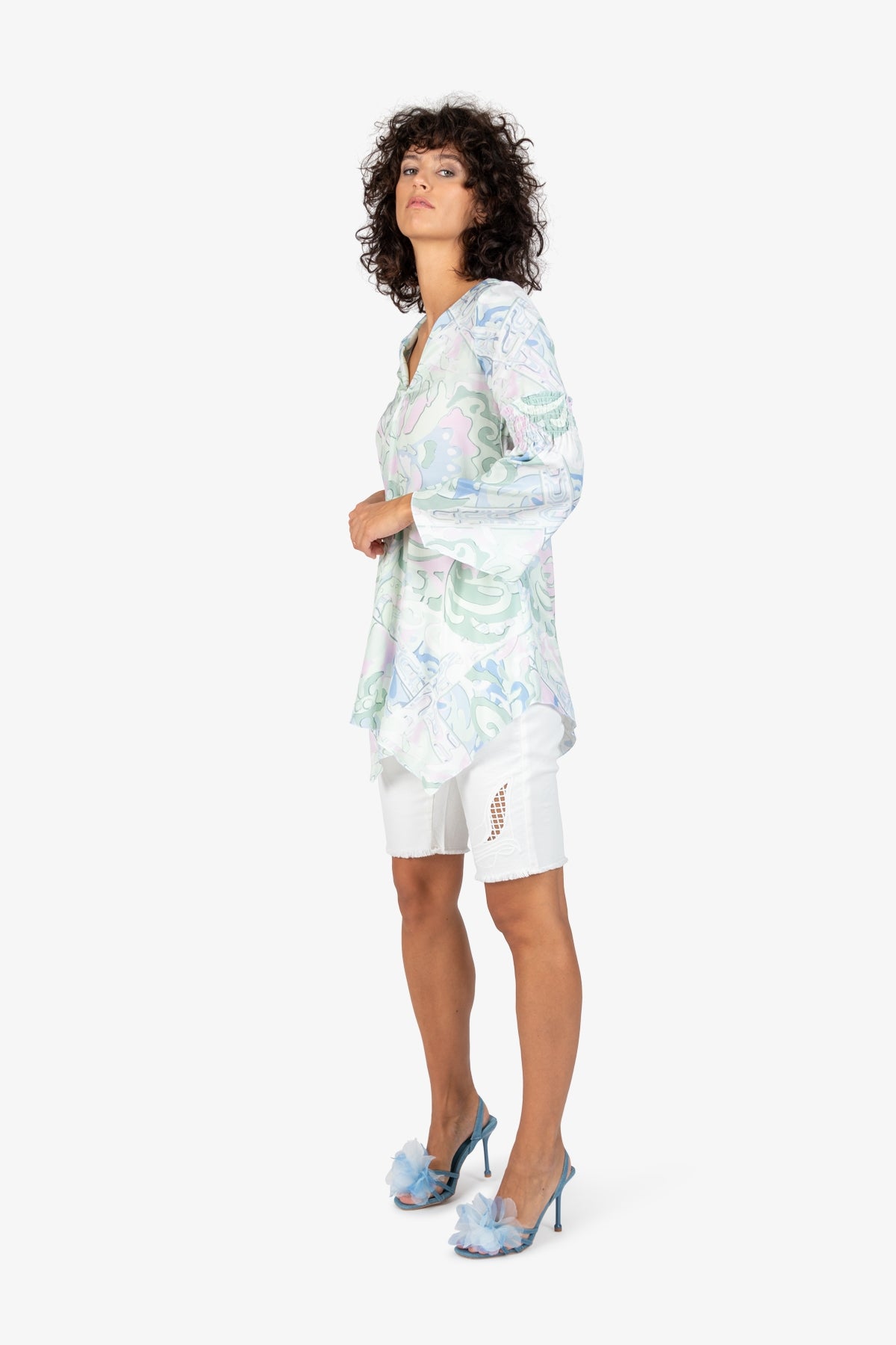 Tunic with V-neck