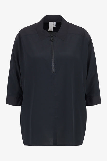 Blouse with Batwing Sleeves