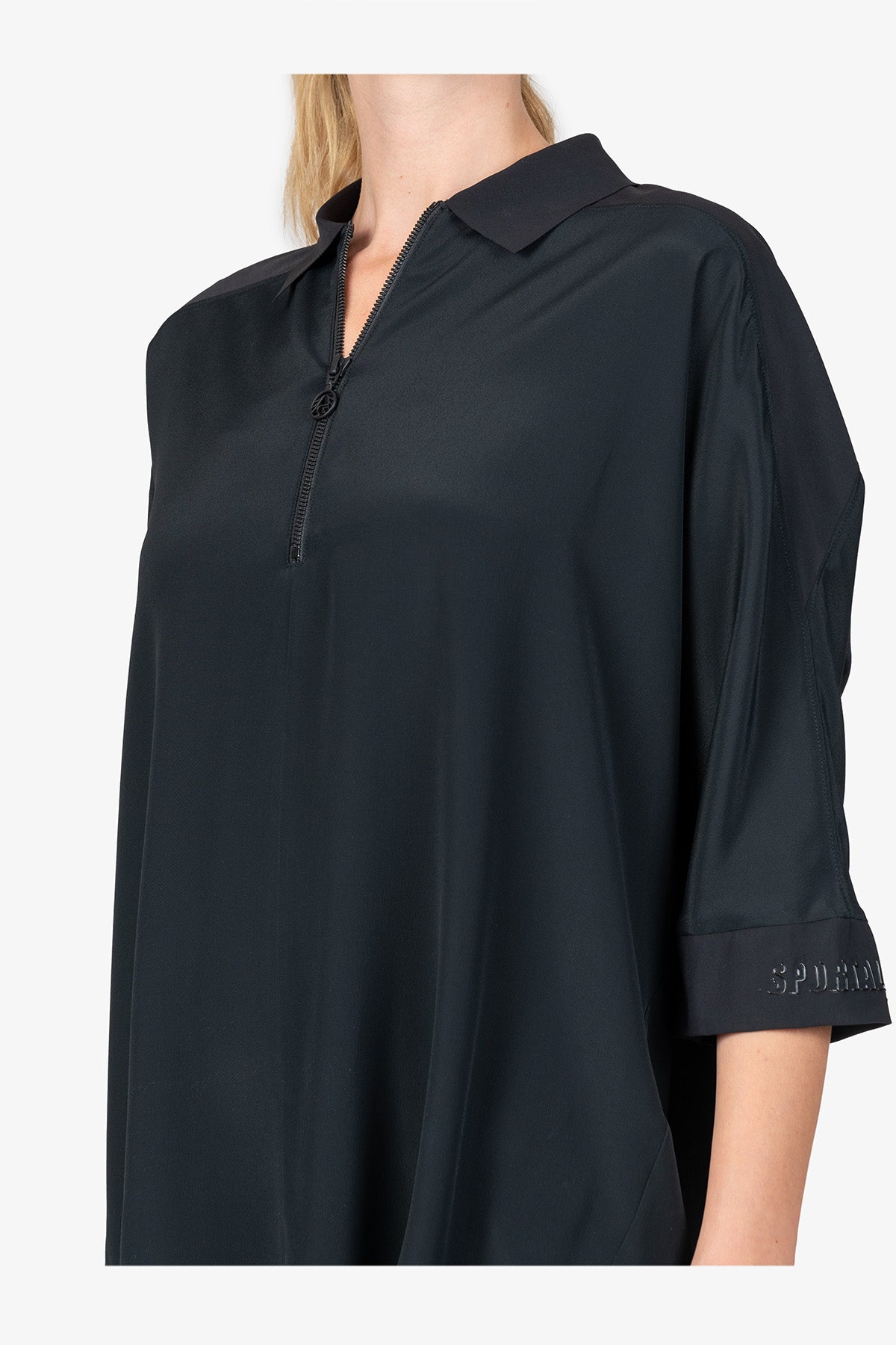 Blouse with Batwing Sleeves