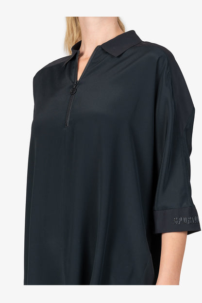 Blouse with Batwing Sleeves