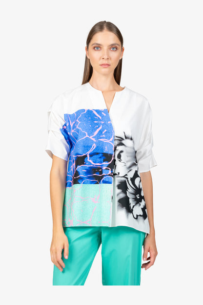 V-neck Blouse