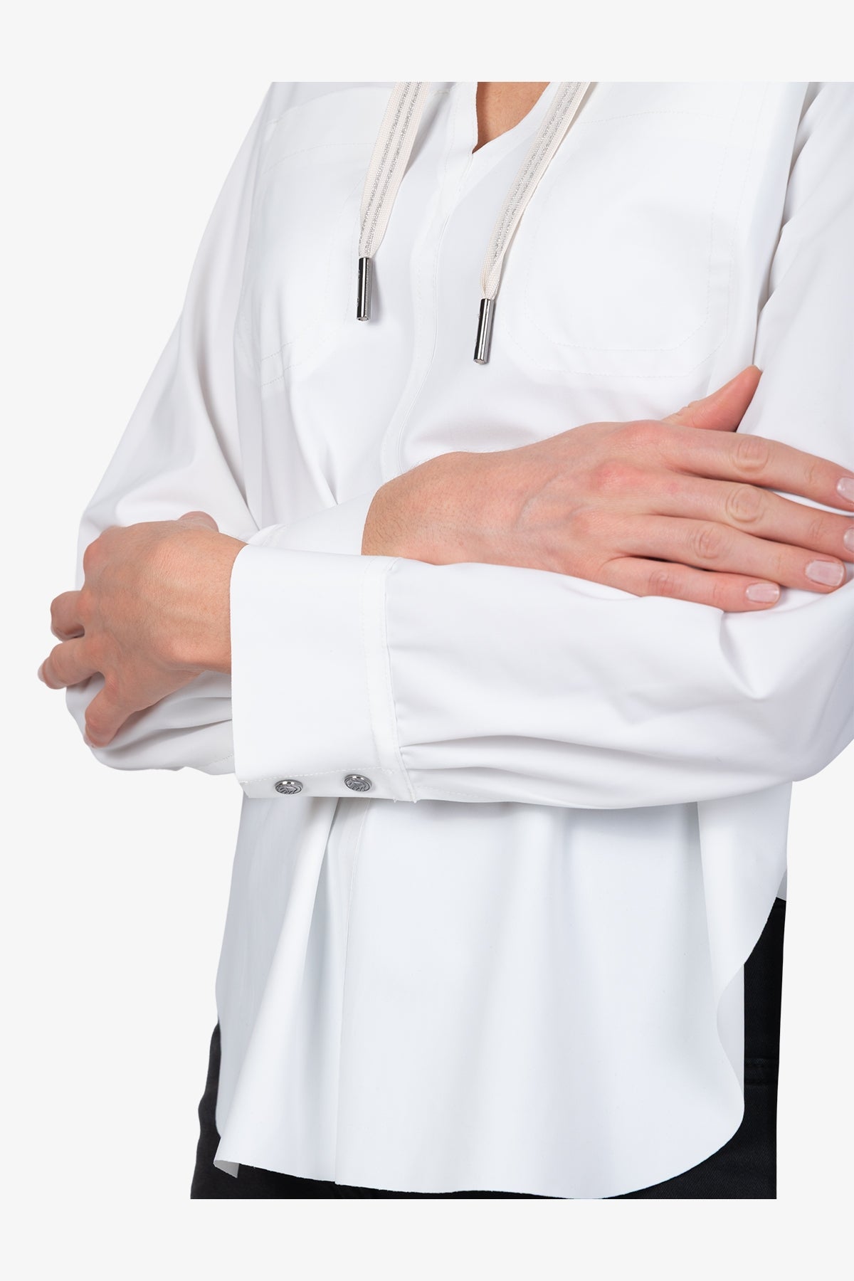 Slip-on Blouse in High-quality Jersey Fabric