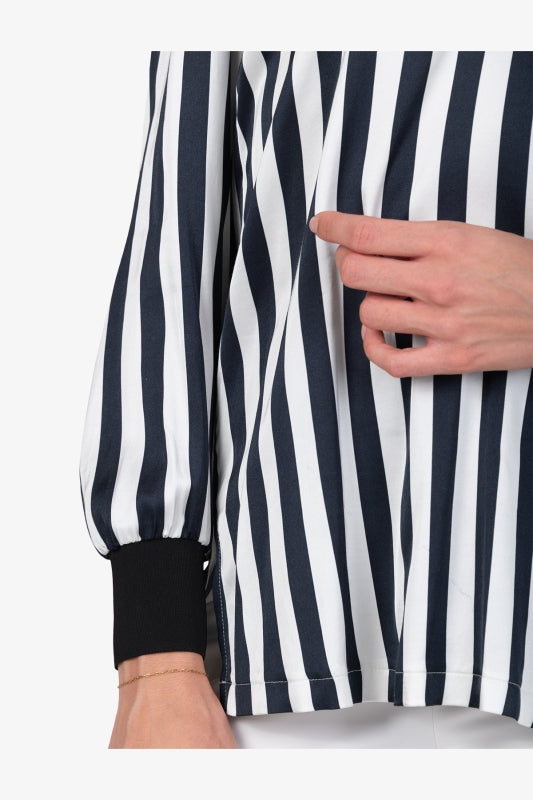 Striped Blouse with Viscose