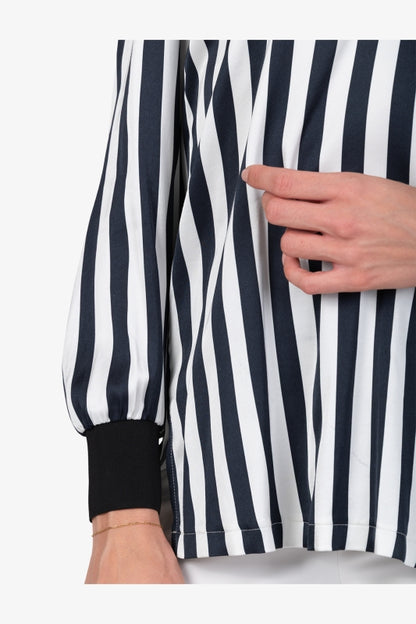 Striped Blouse with Viscose