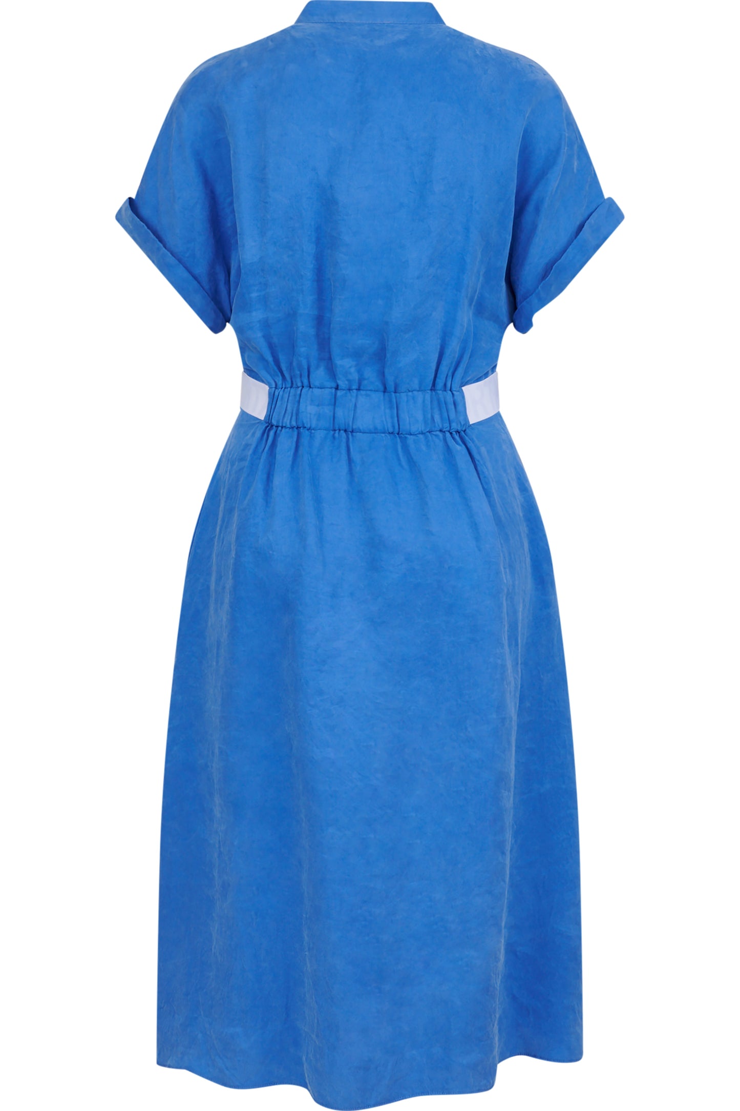 Dress with Stand-up Collar