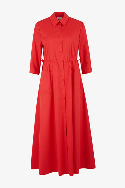 Summery Dress with a Wide Hem