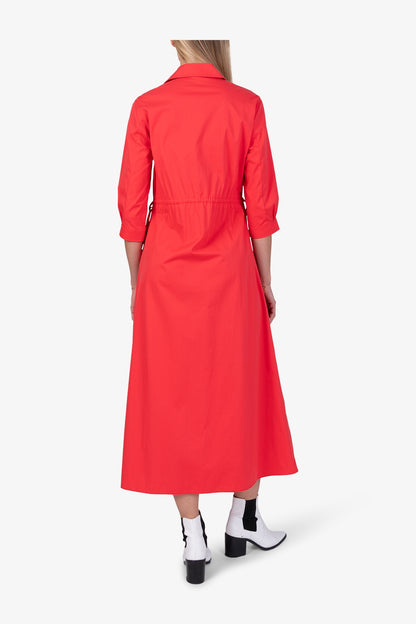 Summery Dress with a Wide Hem