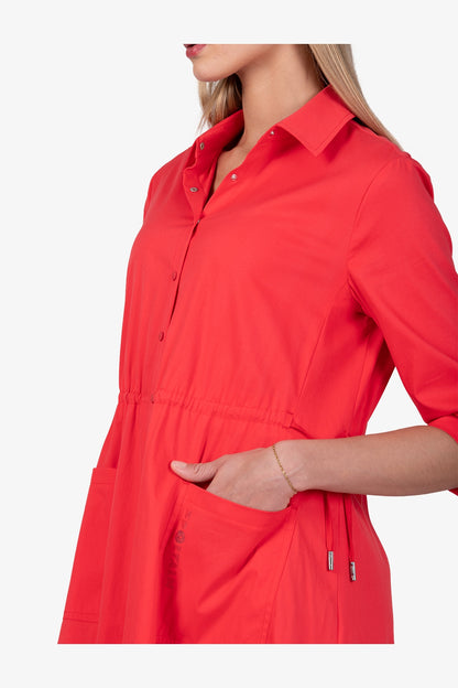 Summery Dress with a Wide Hem