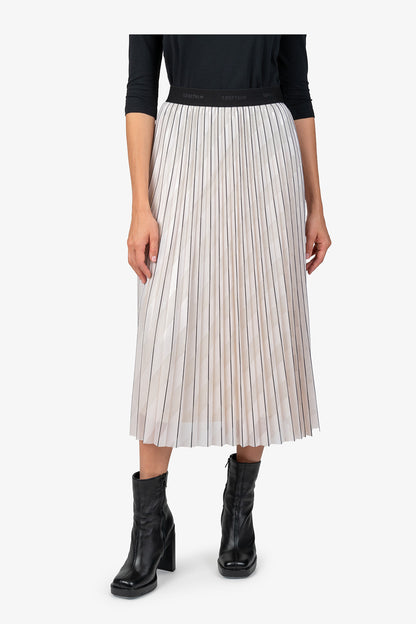 Long Pleated Skirt