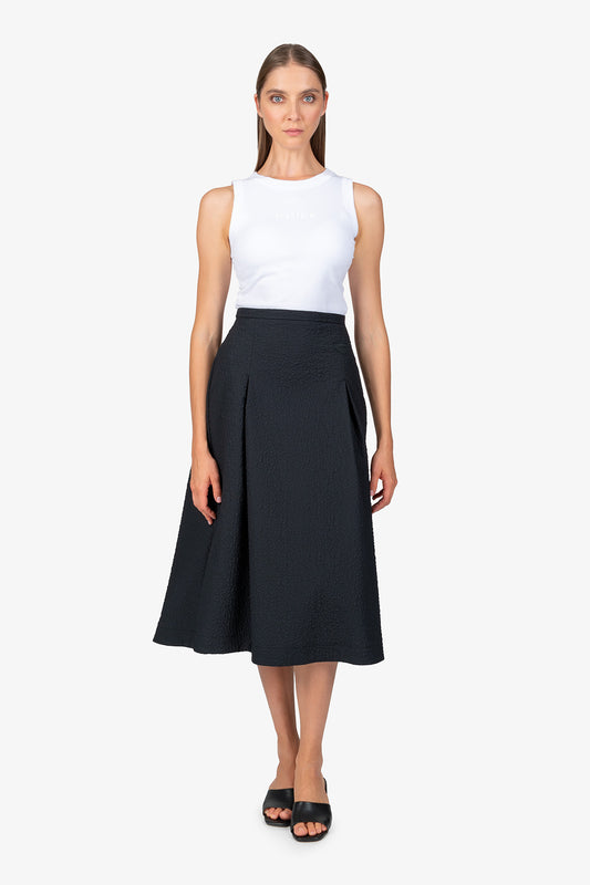 Skirt with Floral Pattern