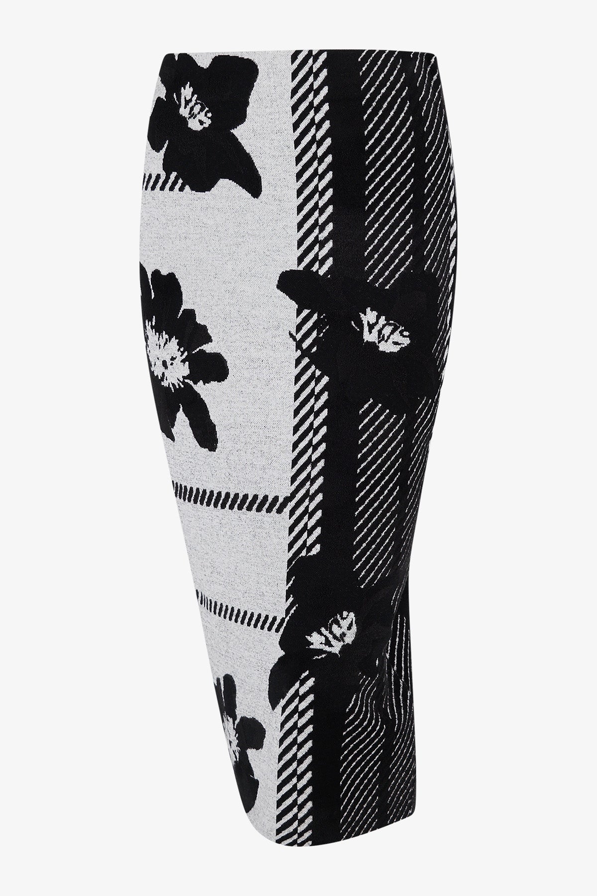 Pencil Skirt in a High-quality Jacquard Knit