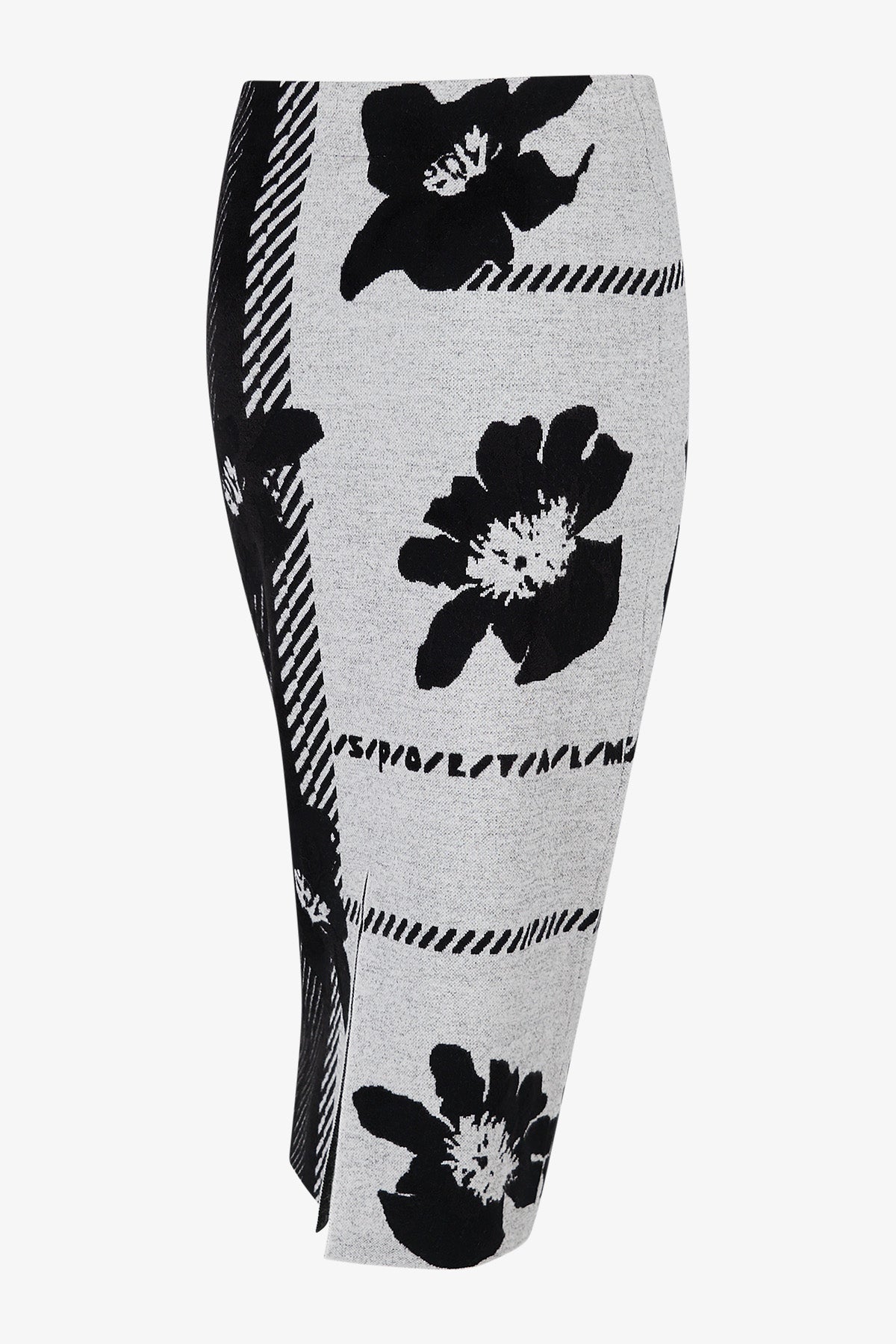 Pencil Skirt in a High-quality Jacquard Knit