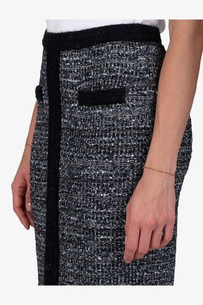 Knitted Skirt Made of High-quality Yarn Blend