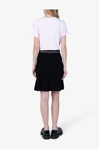 Knitted Skirt with Sequin Knit