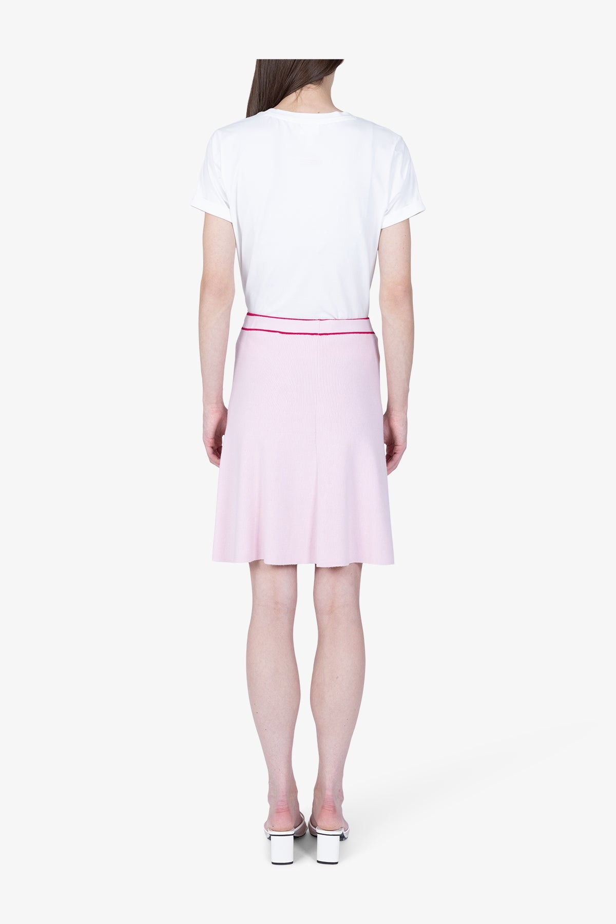 Knitted Skirt with Sequin Knit