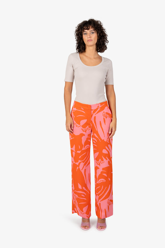 Wide-leg Trousers