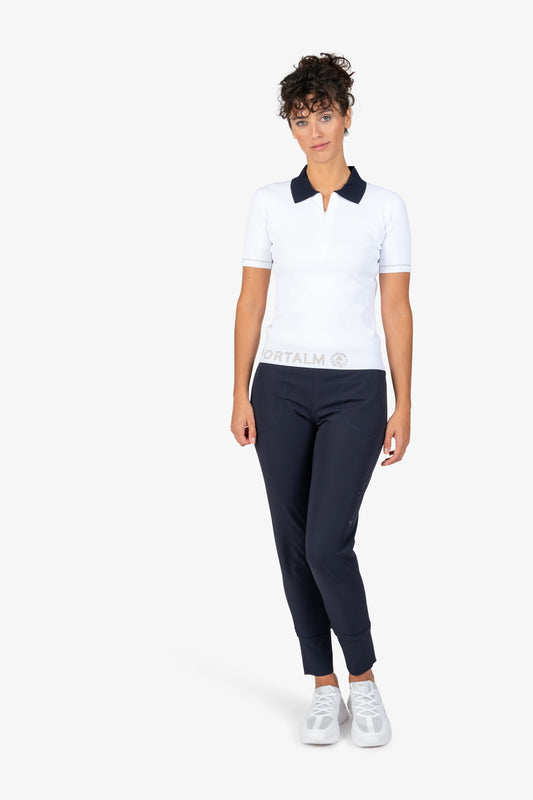 Jogging Pants with Cuffs at the Hem