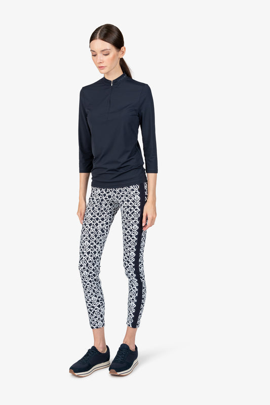 Leggings with Wide Waistband