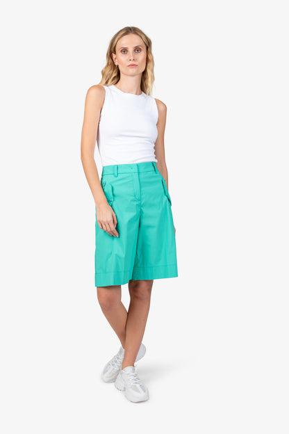 Bermuda Shorts with Wide Legs