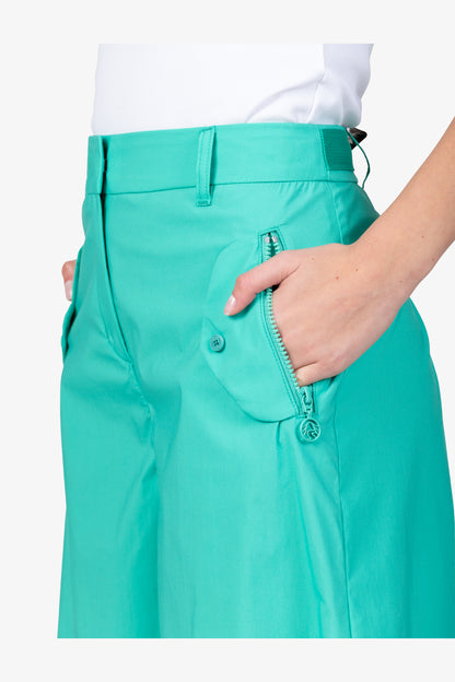 Bermuda Shorts with Wide Legs