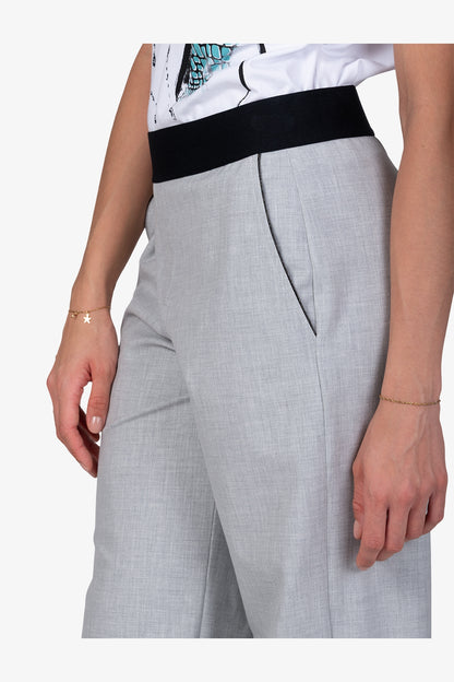 Trousers in High-quality Jersey Fabric