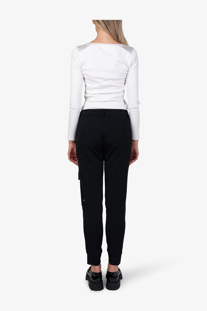 Trousers in Bonded Lace Quality