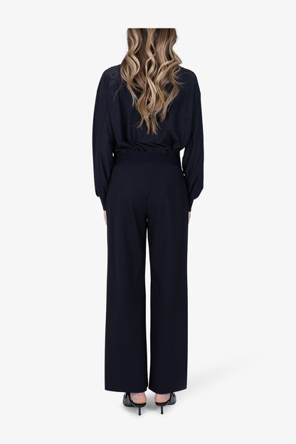 Trousers in Sporty Jersey Fabric
