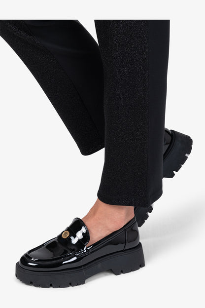 鬆緊腰休閒長褲