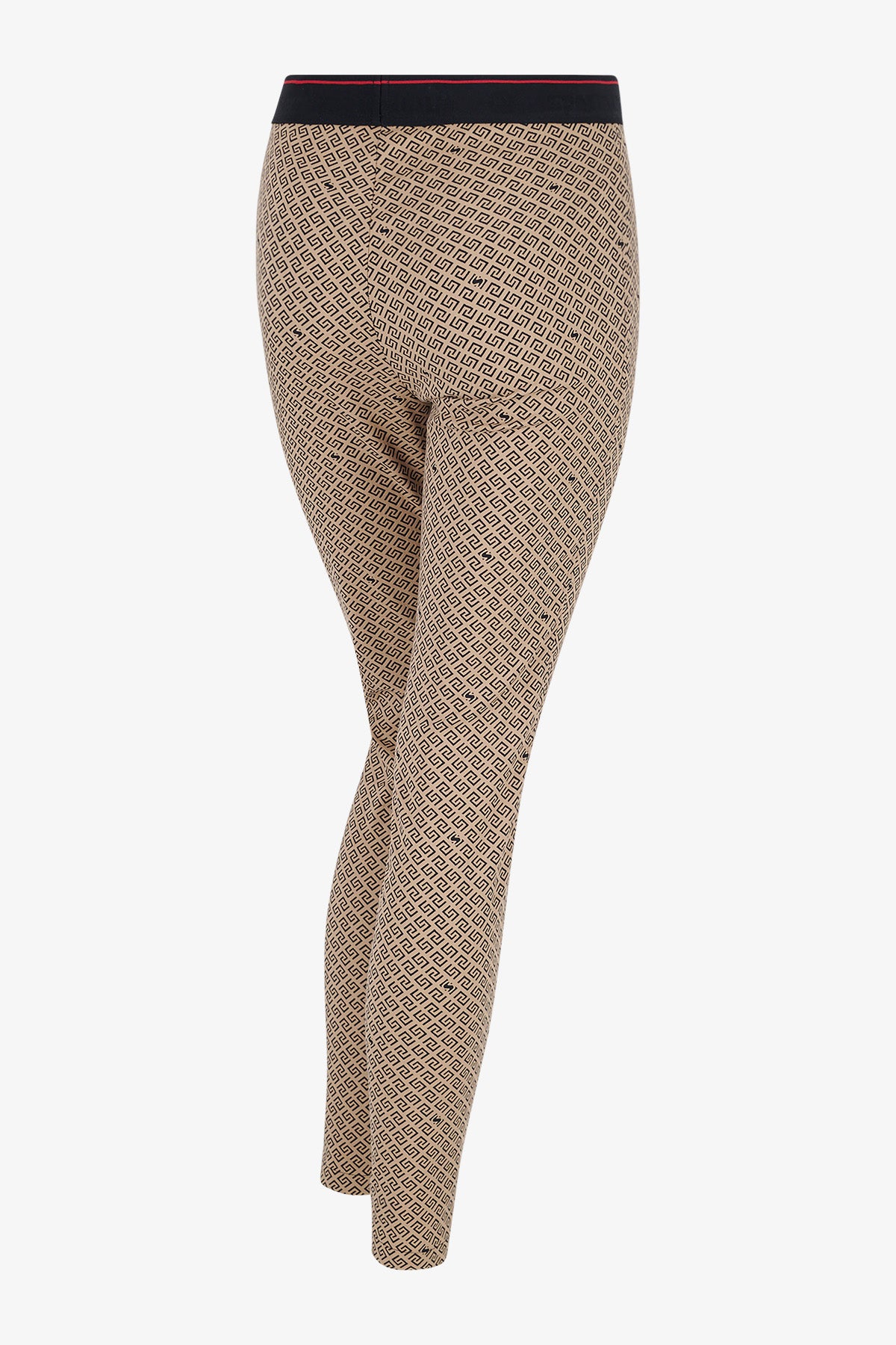 Slim Trousers in Graphic Jacquard