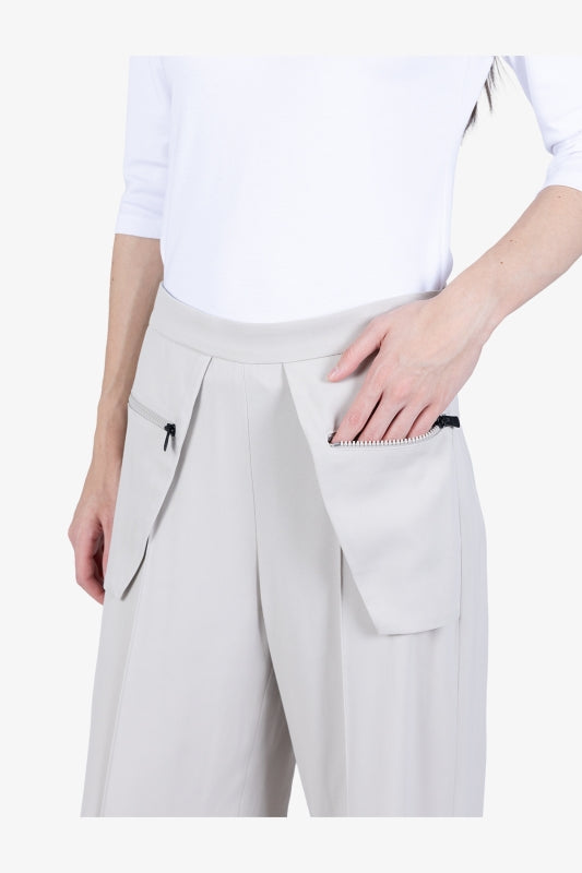 Casual Trousers with Piping