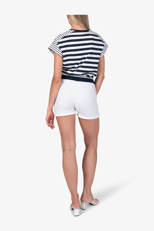 Bouclé Shorts with Cotton