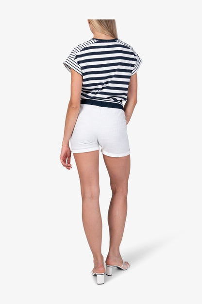 Bouclé Shorts with Cotton
