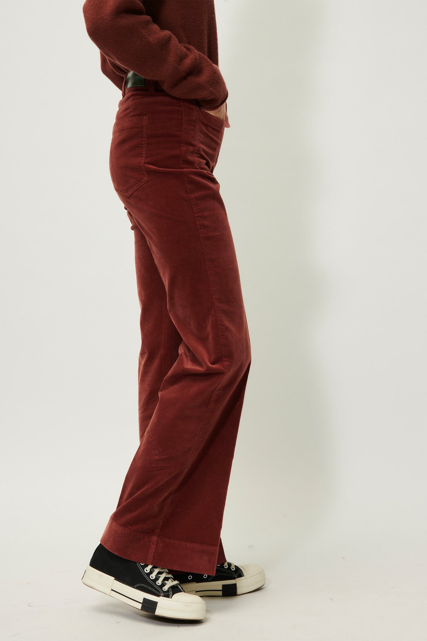 Flared Velvet Pants