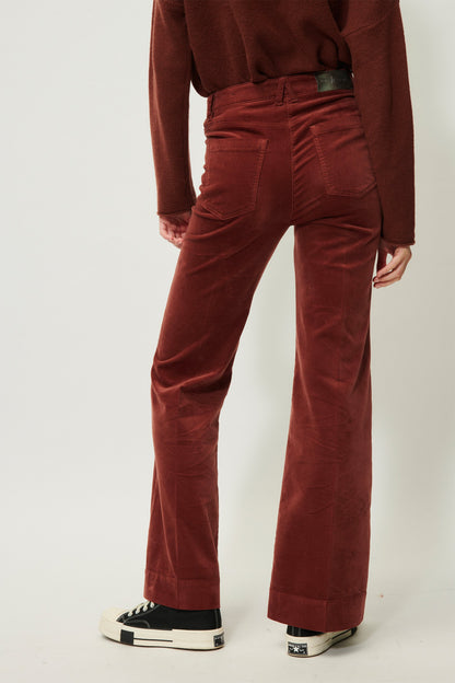 Flared Velvet Pants