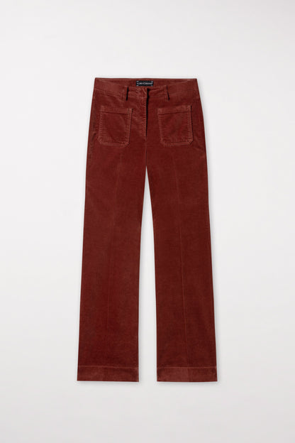 Flared Velvet Pants