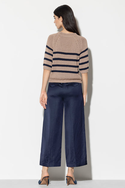 Wide-leg Linen Blend Pants