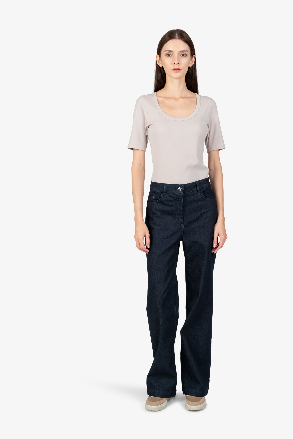 Jeans with a Straight Leg