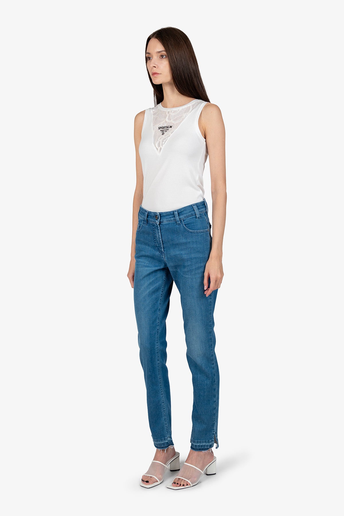 Jeans with a Slim Leg