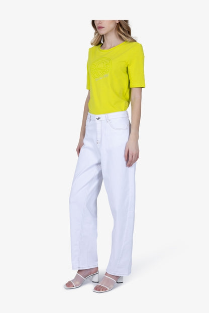 Cotton Denim Trousers
