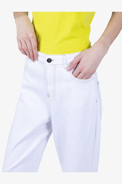 Cotton Denim Trousers
