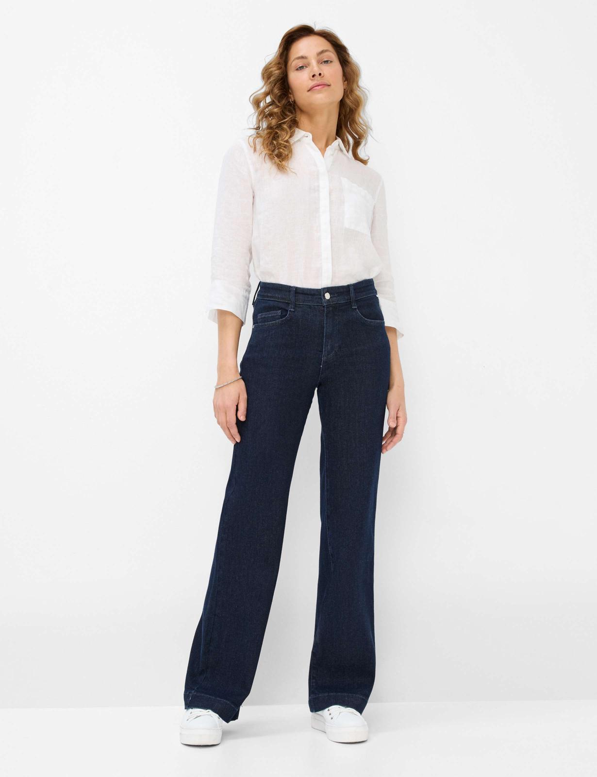 Magic Denim: Five-pocket-Jeans in Wide Leg
